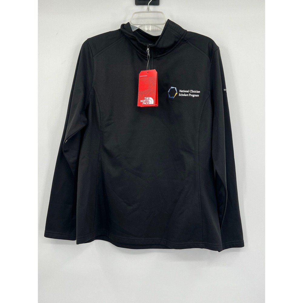 The North Face L Tech 1/4 Zip Fleece Pullover Black Womens XL NF0A3LHC Michigan